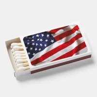 American Flag Red White Blue Patriotic  Matchboxes