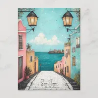 Travel to San Juan Puerto Rico Postcard