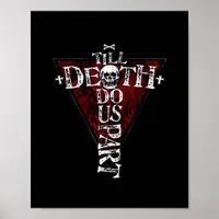 Till Death Do Us Part – Autumn Goth Aesthetic Poster
