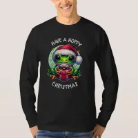 Have a Hoppy Christmas | Frog Pun T-Shirt