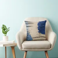 Modern Abstract Coastal Decor Throw Pillow