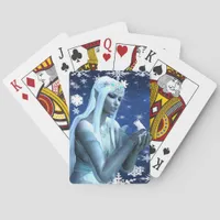 Beautiful Snow Queen Poker Cards