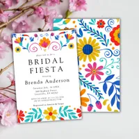 Mexican Fiesta Floral Latina Bridal Shower  Invitation