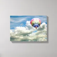 Canvas Print - Hot Air Balloon in Clouds