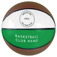 Basketball Club Name Logo Green White or Any Color