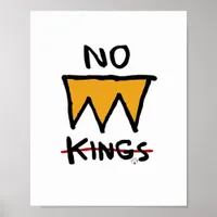 No Kings Anti Classic Poster