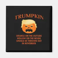 Anti Trumpkin Funny Halloween Magnet