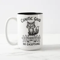 Two-Tone Fox Mug - Fun Coffee Time Companion