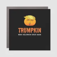 Funny Halloween Trumpkin  Car Magnet