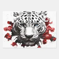 Wild design White Tiger Gift Wrapping Paper