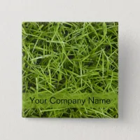 Promotional Green Grass Lawn Service Button