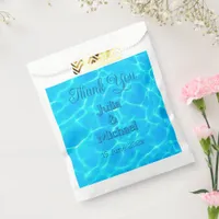  Azure Turquoise Bleu Water Reflection Minimalism Favor Bag