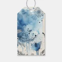 Blue Watercolor Ephemera Gift Tags