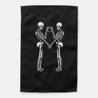 Skeleton Heart Hands Sign Halloween Costume Classi