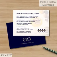 Professional Business Networking Event Invitation