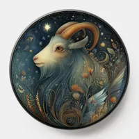 Capricorn Zodiac Birth Sign Astrology Celestial PopSocket