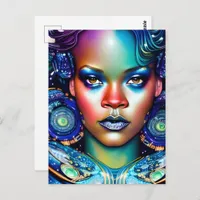 Gorgeous Black Woman Postcard