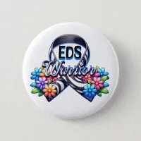 EDS Warrior | Ehlers-Danlos Syndrome T-Shirt Button