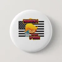 Halloween Funny Trumpkin Classic Button