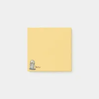 Spooky Tombstone Yellow Post-it Notes