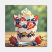 Fruit and Yogurt Parfait Magnet