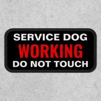 Service Dog Do Not Touch Patch