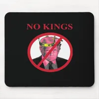 No Kings Anti Creative Graphic Style Mouse Pad
