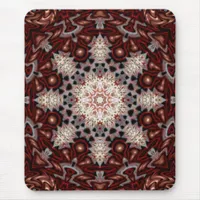 Organic Mushroom Snowflake Mousepad