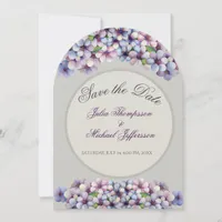 Romantic and Poetic Pastel Lilac Watercolor Invitation