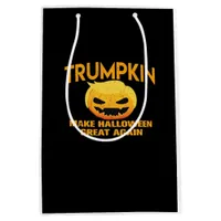 Trumpkin Make Halloween Great Again – Sloth Parody Medium Gift Bag
