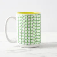 Mug - Green Interlocking Rings