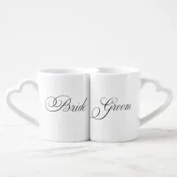 Bride and Groom Coffee Mug Set