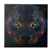Black Leopard Ceramic Tile Sets