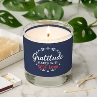 Gratitude & Self Love - Custom Message Scented Candle