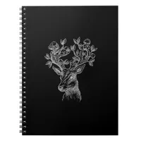 Deer Horn Mushroom Cottage  Goblincore Vintage Aes Notebook