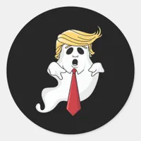Funny For Halloween, Donald Costume Classic Classic Round Sticker