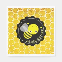 Honey Bee Bumblebee Themed Babee Shower Napkins