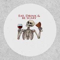 Eat Drink And Be Scary Minimal Clean Patch