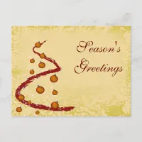 elegant business holiday Greeting PostCards