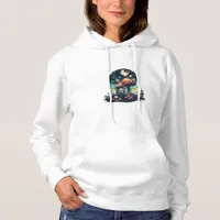 Cottagecore And Aesthetic Goblincore Mushroom Fair Hoodie