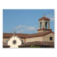 Plaza Rooftops Photo Print