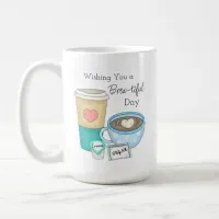 Wishing You a Brew-tiful Day | Coffee Pun Coffee Mug