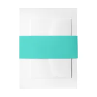 Turquoise Invitation Belly Band