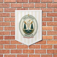 Customizable Camp Bachelorette Pennant