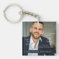 Magazine cover World’s Most Irresistible Husband  Keychain