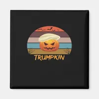Halloween Trumpkin Vintage Us Magnet