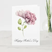 Pretty Watercolor Florals Mothers Day Card