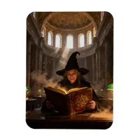 Witch in the Library  Magnet