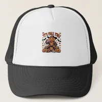 It’s Fall Y’all Western Cowboy Pumpkin Halloween Trucker Hat