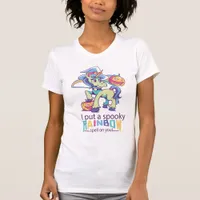 Spooky Rainbow Spell Halloween Unicorn Witch T-Shirt